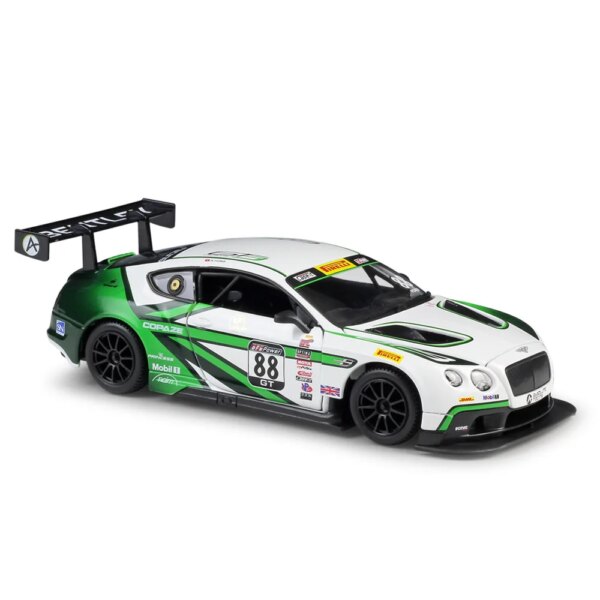 Bburago 1:24 Bentley Continental GT3 Racing Edition Simulation Alloy Car Model Collect gifts toy