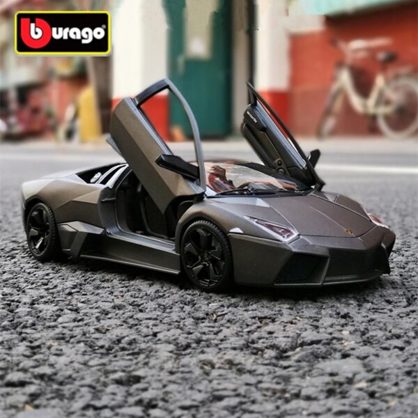 Bburago 1:24 Lamborghini Reventon Alloy Sports Car Model Diecast Metal Toy Racing Car Model Simulation Collection Childrens Gift