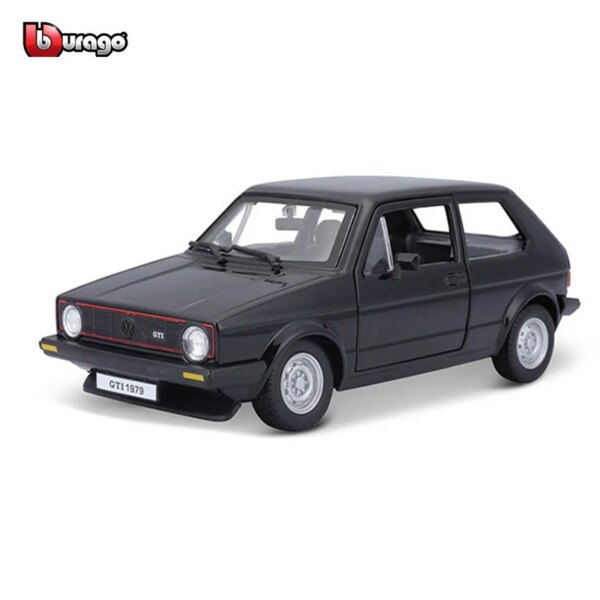 Bburago 1:24 Volkswagen Golf MK1 GTI 1979 Alloy Classic Car Model Die Cast Toy Collectible Gift