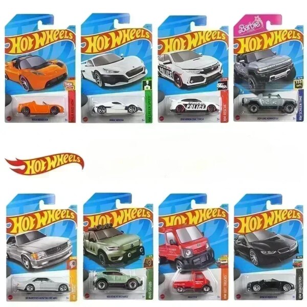 C4982/23-M Original Hot Wheels Car Transportation Series Sports Carro 1/64 Alloy Diecast Benz Hummer Toyota Kids Toys for Boys