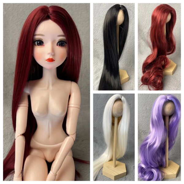 Fashion 1/3 BJD Dolls Wig Accessories 60cm Doll Princess Doll Hairs DIY Doll Accessories Toy Kids Girls Gift