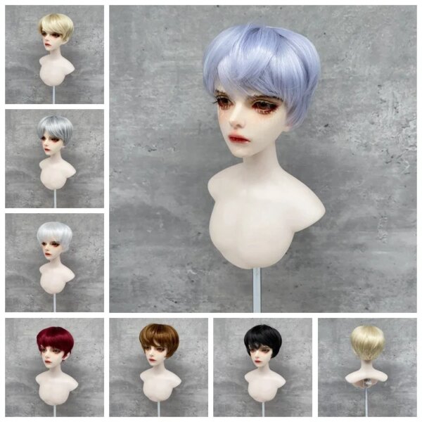 Fashion Male 1/6 BJD Doll Wigs Short 30cm Dolls Hair Cool 1/4 1/3 Doll Wigs SD Doll Hair 60cm Dolls Wigs Accessories Toy Gift