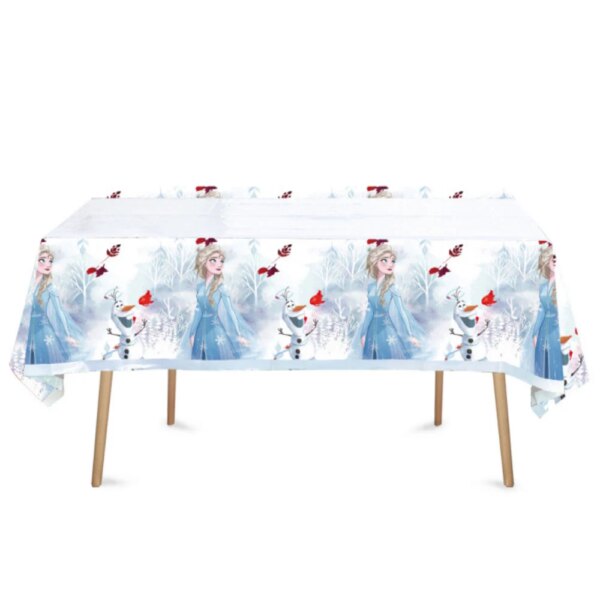 Frozen Party Tablecloth Disney Princess Anna Elsa Theme Birthday Party Decoration Kids Girls Favor Snow Queen Party Supplies