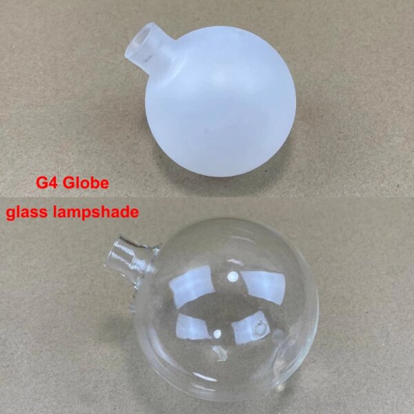 G4 Globe D5cm D6cm D8cm Frost Clear Glass Shade Replacement for G4 Socket, G4 ball glass lampshade cover for chandelier