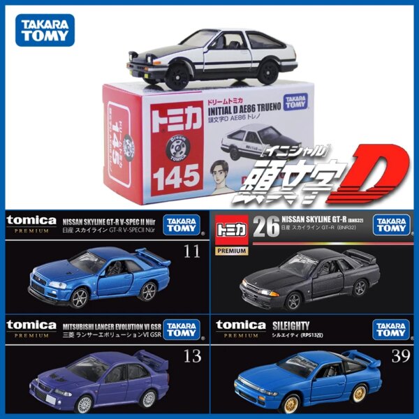 Takara Tomy Tomica 1/64 Initial D Collection Trueno Diecast Sports Car Model Car Toy Gift for Boys and Girls Teenagers