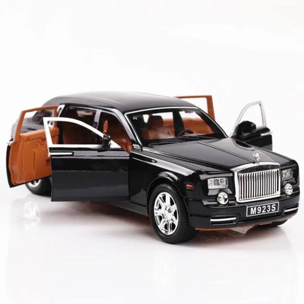 boys toy 1:24 Rolls Royce Cullinan Alloy Car Model Simulation SUV Metal Cars Model Light Sound Pull Back Scale Car Miniatur Car